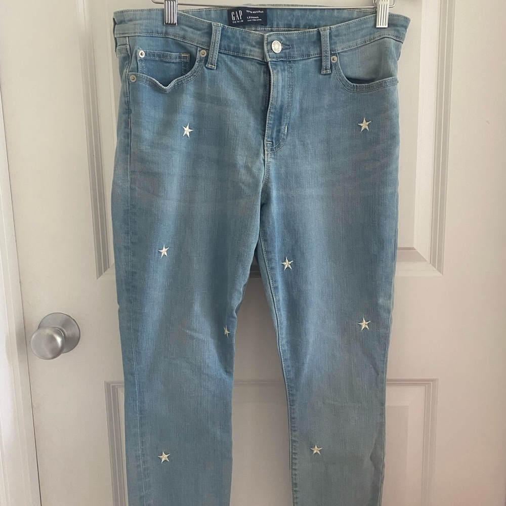 GAP Blue Skinny Stars Jeans